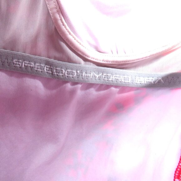 Speedo One Piece Swimsuit Girls 13/14 Racerback Abstract Print Poly Swim‎ Suit - Picture 4 of 10